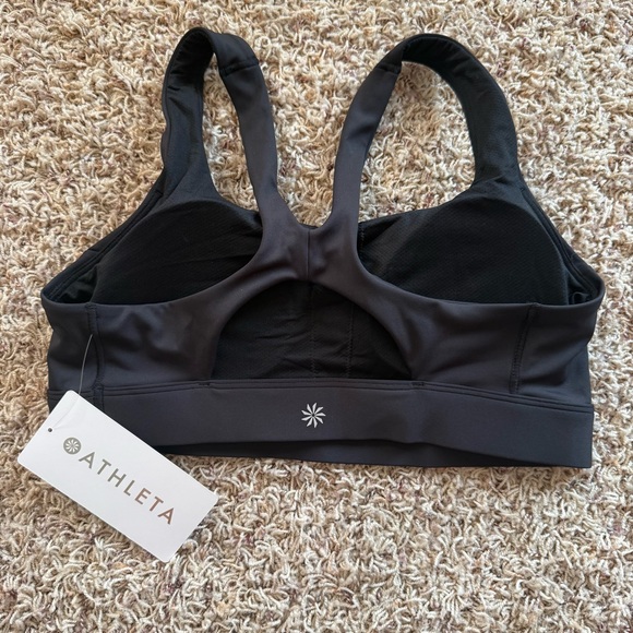 NWT Athleta Interval Bra A-C Black Medium NEW - Picture 4 of 7